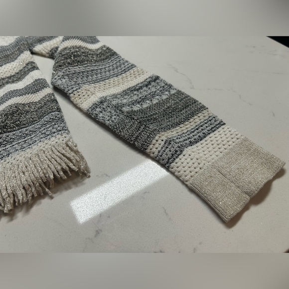 White House Black Market Cardigan Sweater Jacket Gray - Picture 5 of 7